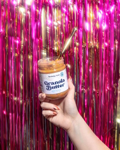 Birthday Cake Granola Butter